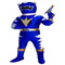 A blue ranger character for hire for birthday party